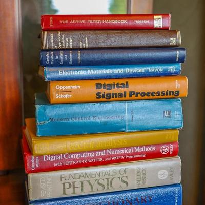 House #2: Office Lightable Cabinet & Books