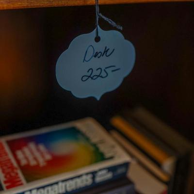 House #2: Office Lightable Cabinet & Books
