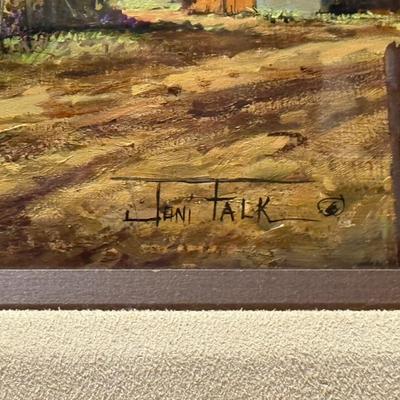 Joni Falk "Mission Serenity" 12x24 Oil ($975)