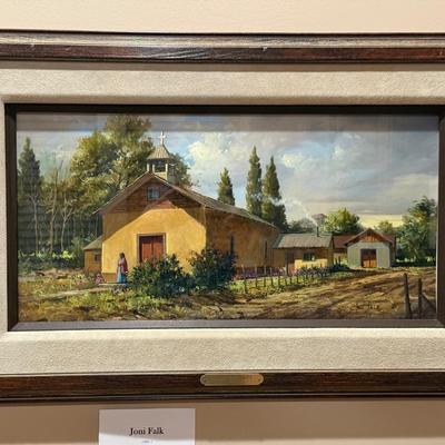 Joni Falk "Mission Serenity" 12x24 Oil ($975)