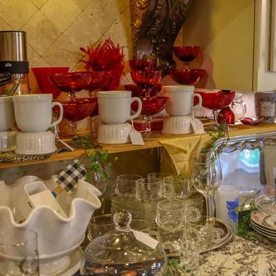 House #2: Stove Selection of Dishware & More