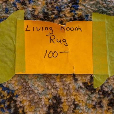 House #2: Blue Large Round Rug