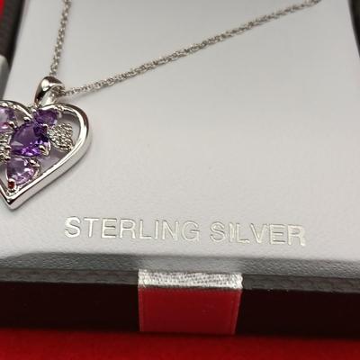 STERLING SILVER NECKLACES WITH PENDANTS