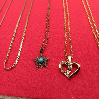 STERLING SILVER AND COSTUME NECKLACES