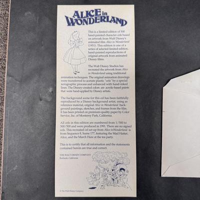 “Alice in Wonderland - Tea Party” Walt Disney Cel (2-DZ)