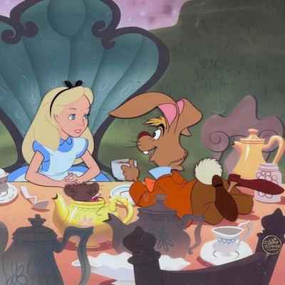 “Alice in Wonderland - Tea Party” Walt Disney Cel (2-DZ)