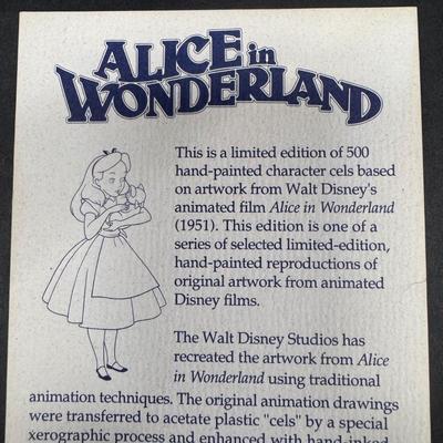 “Alice in Wonderland - Tea Party” Walt Disney Cel (2-DZ)