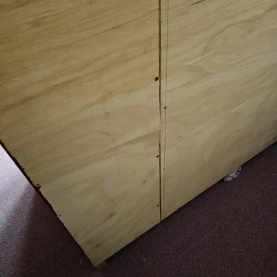 L-Shaped Red Storage Shelves w/Drawer Units (BF1-JS)