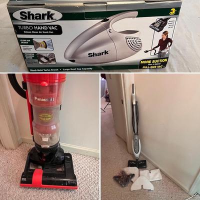 Panasonic Jetforce Vacuum, Shark Steam Mop & Turbo Hand Vac (BGB-RG)