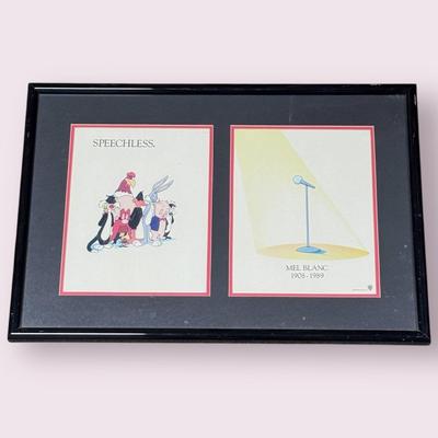 “Speechless” Mel Blanc Warner Bros Tribute Art (1-DZ)