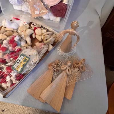 Crafting/Project Supplies Galore - Doll Patterns, Bells, Tiny Baskets & Much More (BB-RG)