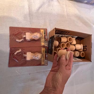 Crafting/Project Supplies Galore - Doll Patterns, Bells, Tiny Baskets & Much More (BB-RG)