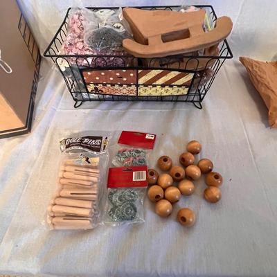 Crafting/Project Supplies Galore - Doll Patterns, Bells, Tiny Baskets & Much More (BB-RG)