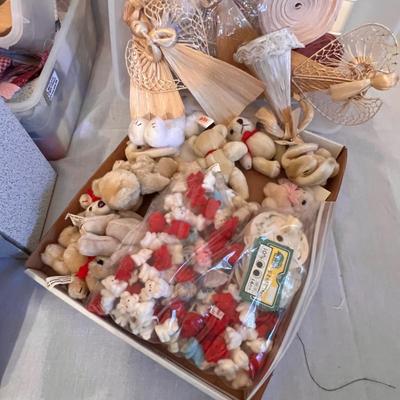 Crafting/Project Supplies Galore - Doll Patterns, Bells, Tiny Baskets & Much More (BB-RG)
