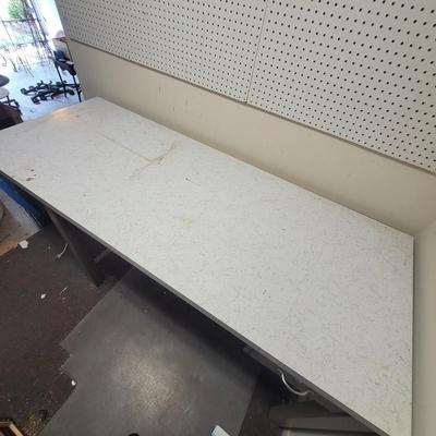 Metal Work Bench with Formica Top (G-EL)