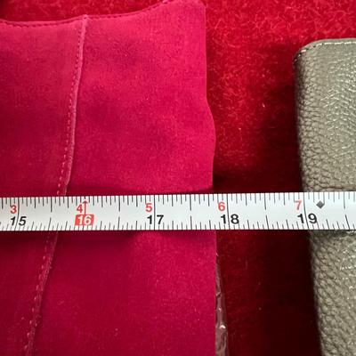 3 Luxury Designer NWT New M.I.L.A. Leather Suede Tote Bag Purses