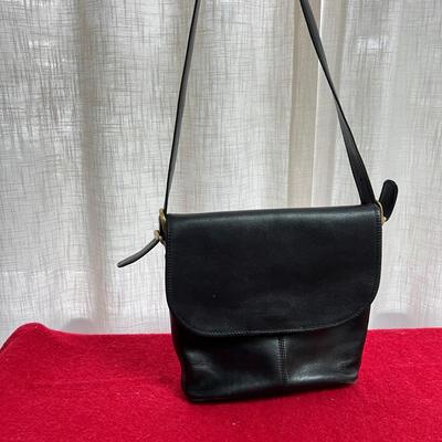 Vintage Coach Leather Crossbody Shoulder Bag Purse