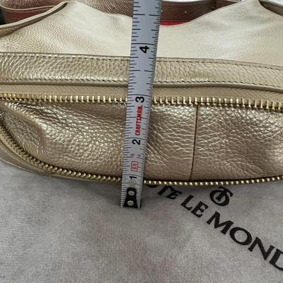 Luxury Designer Tote Le Monde London Bucket Leather Purse Shoulder Bag
