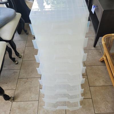 Trio of Rolling Plastic Drawers (BSR-EL)