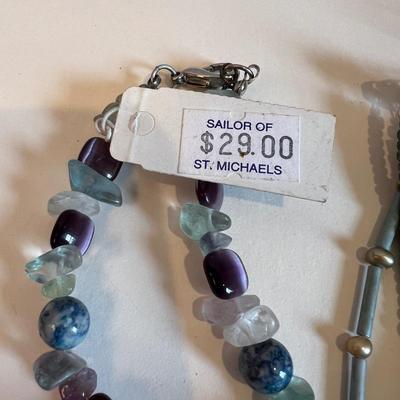New NWT Jewelry Lot - Gemstone, Fresh Water Pearl, Glass