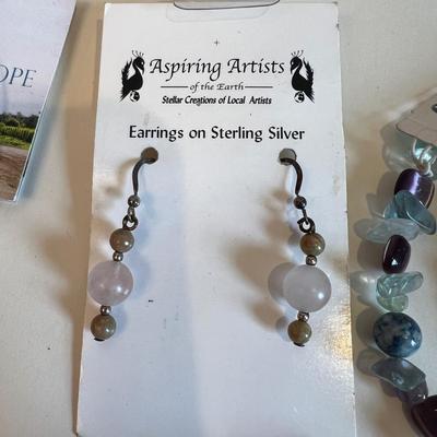 New NWT Jewelry Lot - Gemstone, Fresh Water Pearl, Glass