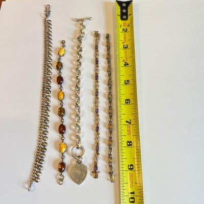 Sterling Silver Bracelet Lot