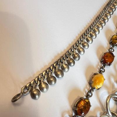 Sterling Silver Bracelet Lot