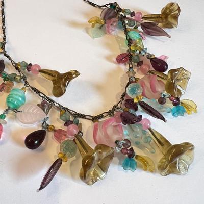 Designer Lucy Isaacs NY Necklace Lot + 1 Pair Earrings
