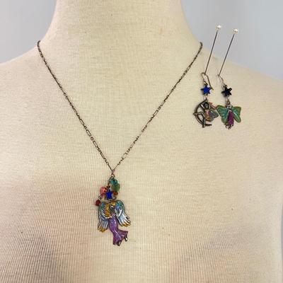 Designer Lucy Isaacs NY Necklace Lot + 1 Pair Earrings