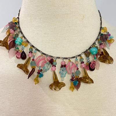 Designer Lucy Isaacs NY Necklace Lot + 1 Pair Earrings