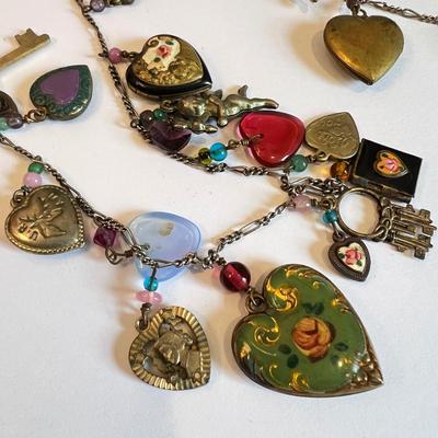 Designer Lucy Isaacs NY Necklace Lot + 1 Pair Earrings