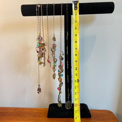 Designer Lucy Isaacs NY Necklace Lot + 1 Pair Earrings