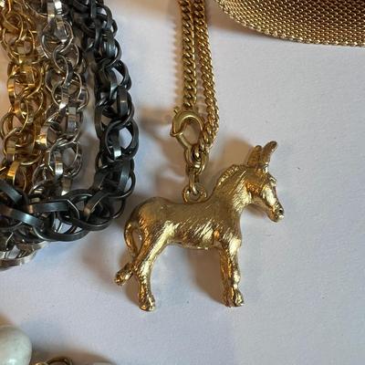 Big Lot Vintage Designer Costume Jewelry