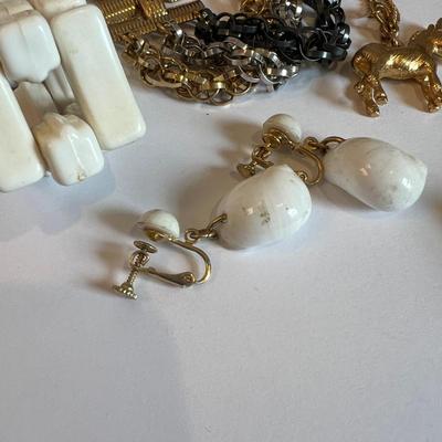 Big Lot Vintage Designer Costume Jewelry