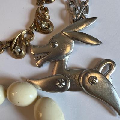 Big Lot Vintage Designer Costume Jewelry