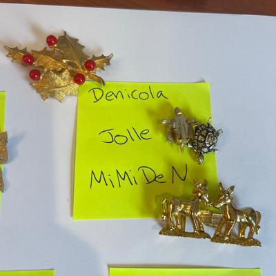 Big Lot Vintage Designer Costume Jewelry