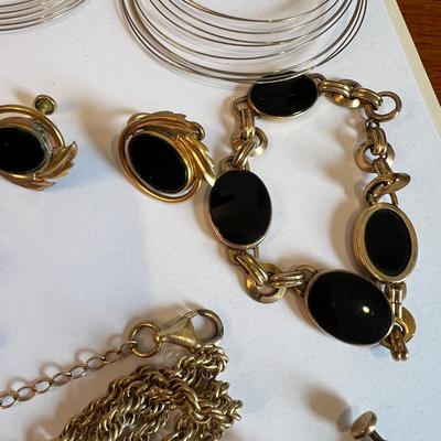 Gold Filled Jewelry Lot - Vintage, Scarab, Cameo, W.E. Richards