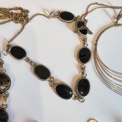 Gold Filled Jewelry Lot - Vintage, Scarab, Cameo, W.E. Richards