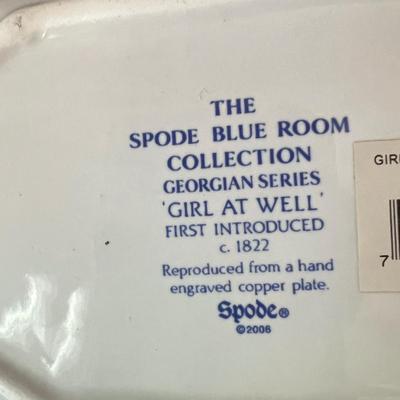 Mixed Vintage Flow Blue Porcelain Lot - Spode, Saxton, Sadek, Porcelain Royale