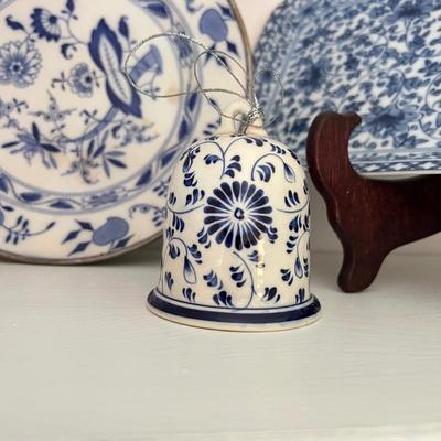 Mixed Vintage Flow Blue Porcelain Lot - Spode, Saxton, Sadek, Porcelain Royale