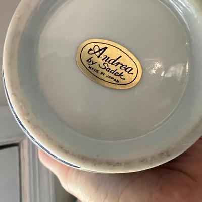 Mixed Vintage Flow Blue Porcelain Lot - Spode, Saxton, Sadek, Porcelain Royale