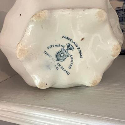 Mixed Vintage Flow Blue Porcelain Lot - Spode, Saxton, Sadek, Porcelain Royale