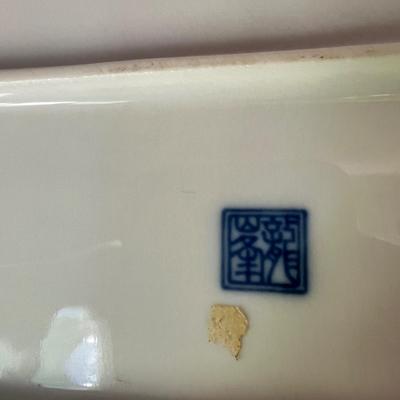 Mixed Vintage Flow Blue Porcelain Lot - Spode, Saxton, Sadek, Porcelain Royale