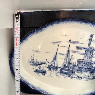 Mixed Vintage Flow Blue Porcelain Lot - Spode, Saxton, Sadek, Porcelain Royale