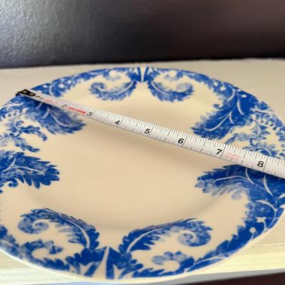 Mixed Vintage Flow Blue Porcelain Lot - Spode, Saxton, Sadek, Porcelain Royale