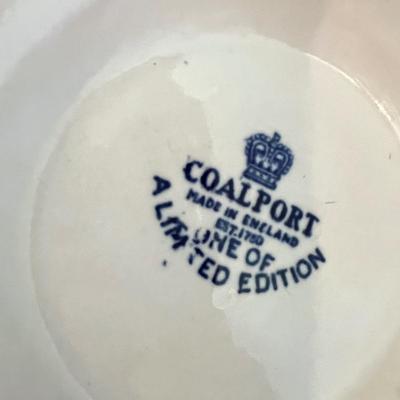 Mixed Vintage Flow Blue Porcelain Lot - Spode, Saxton, Sadek, Porcelain Royale