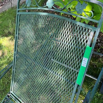 MCM Wrought Iron Lounge Chair Patio Yard