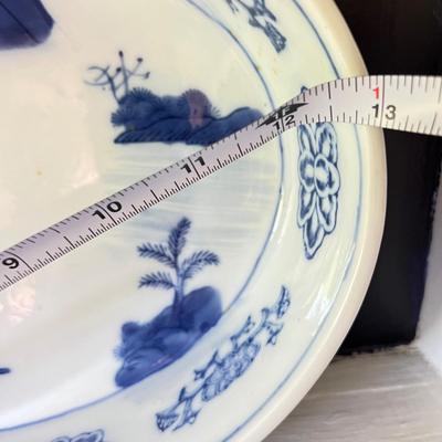 Mixed Lot Flow Blue Porcelain Dinnerware Vintage Signed