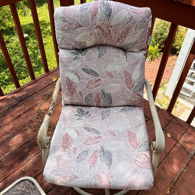 Pair of Patio Chairs & Table (PBD-RG)