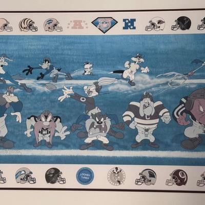 “3 Yards and a Cloud of Dust” Warner Bros Lithograph (5-DZ)